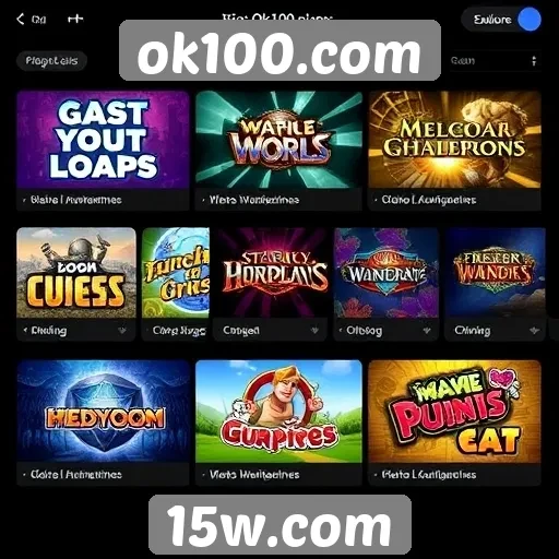 Análise do desempenho dos jogos em ok100.com