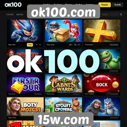 ok100.com oferece uma ampla variedade de jogos online